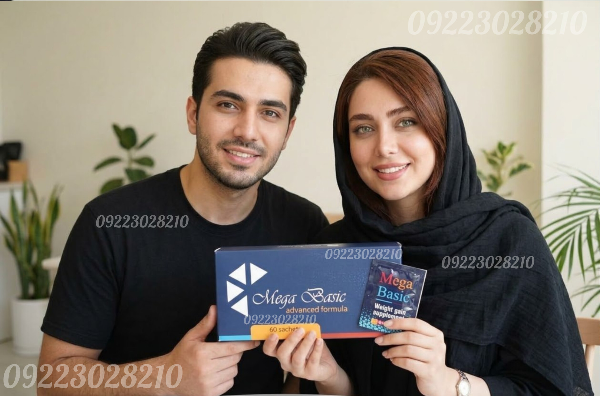 مکمل مگابیسیک پودر اشتهاآور ۶۰ ساشه ای